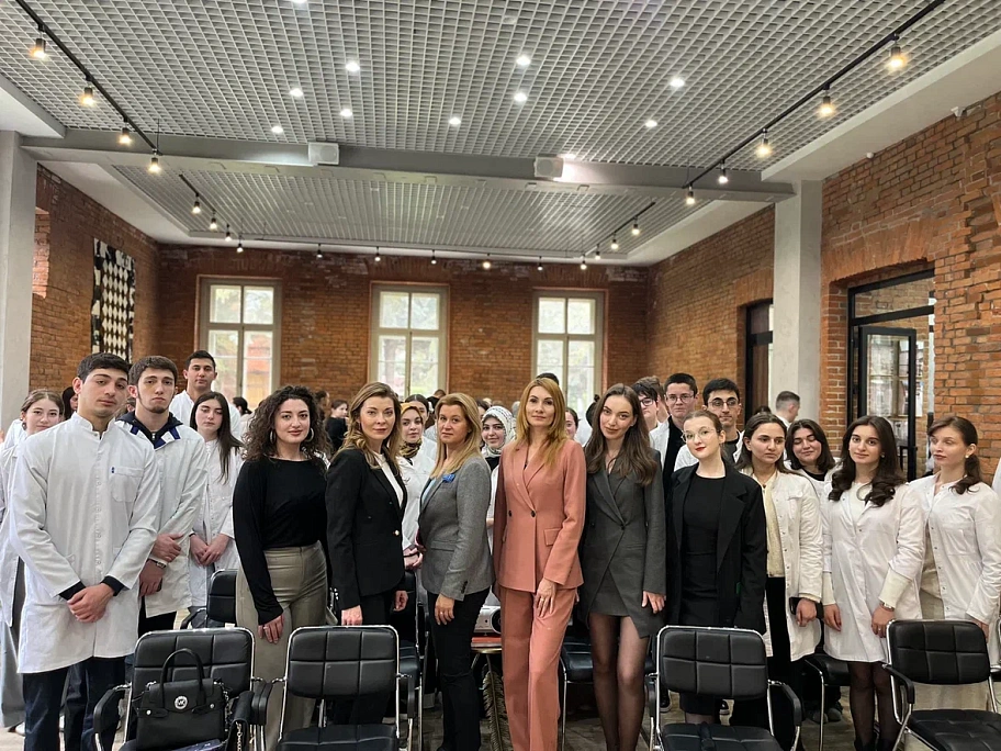 Молодежная дискуссия «От стройной России до Кавказского долголетия» на базе Северо-Осетинской государственной медицинской академии.