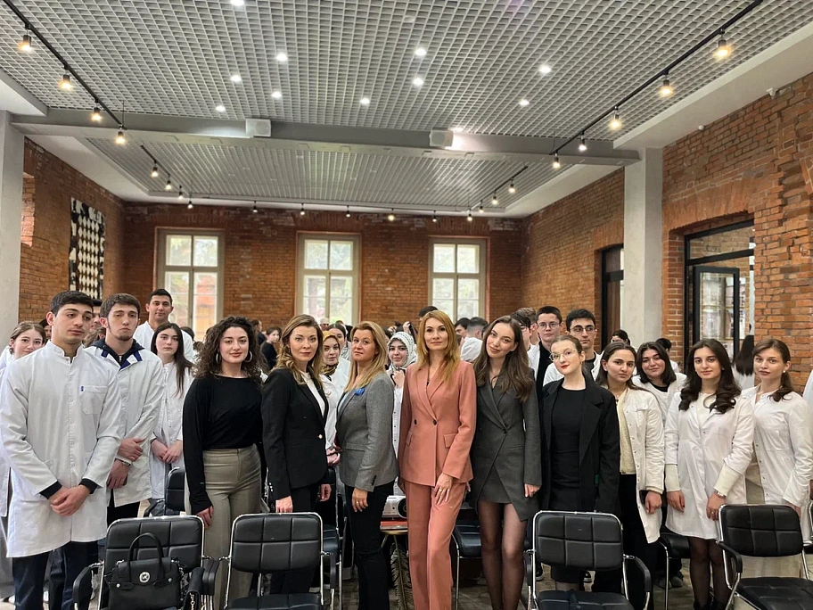 Молодежная дискуссия «От стройной России до Кавказского долголетия» на базе Северо-Осетинской государственной медицинской академии.